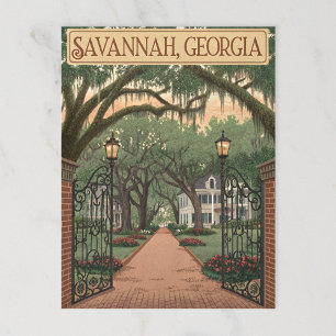 Savannah, Georgia Postcard