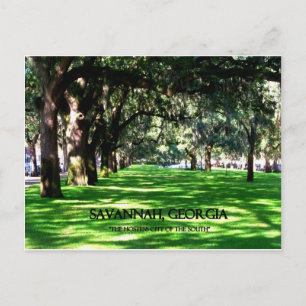 SAVANNAH, GEORGIA POSTCARD