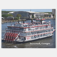 Savannah, Georgia Riverboat postcard