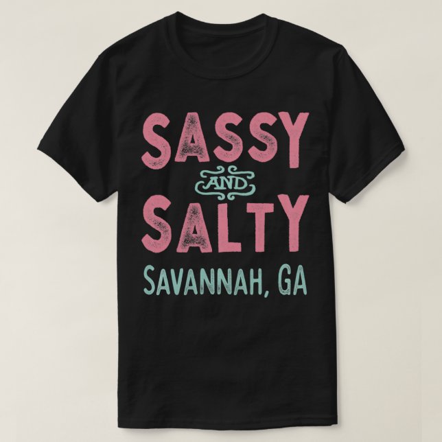 Savannah Georgia Sassy Souvenir Pullover  (Design Front)