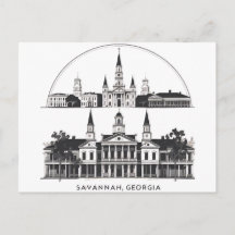 Savannah Georgia Skyline  