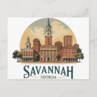 Savannah Georgia Skyline