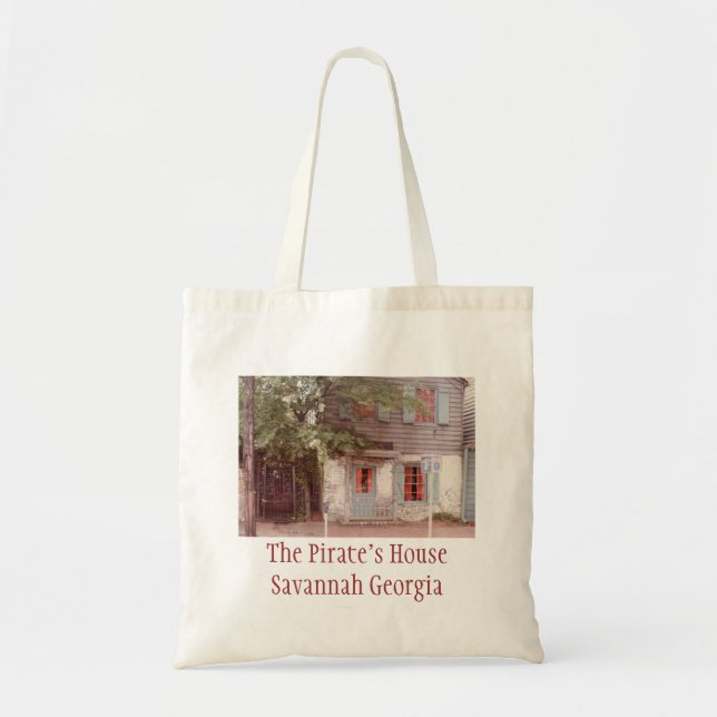 Savannah Georgia Tote Bag (Front)