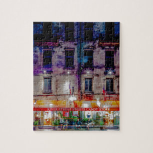 savannah georgia town usa waterfront evening river jigsaw puzzle