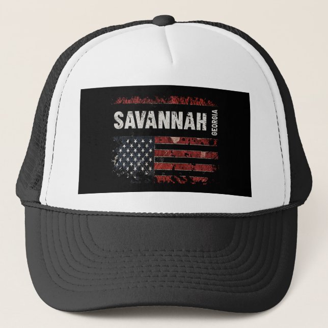 Savannah Georgia Trucker Hat (Front)