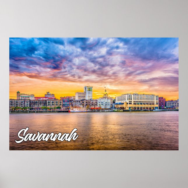 Savannah, Georgia, United States Poster (Front)