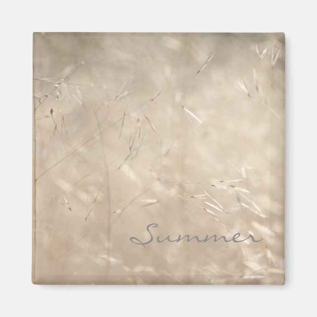 Savannah Golden Grass Summer Magnet (Front)