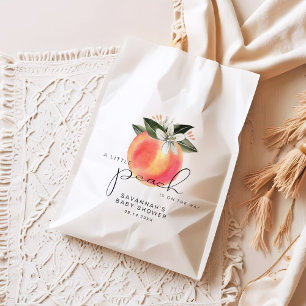SAVANNAH Little Peach Baby Shower Favour Bags