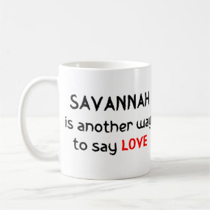 savannah love coffee mug