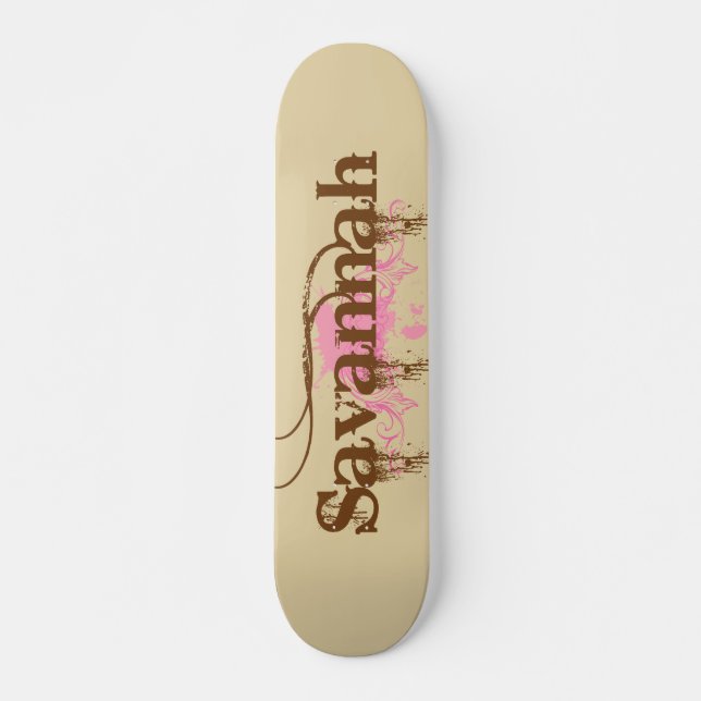 Savannah Personalised Skateboard (Front)