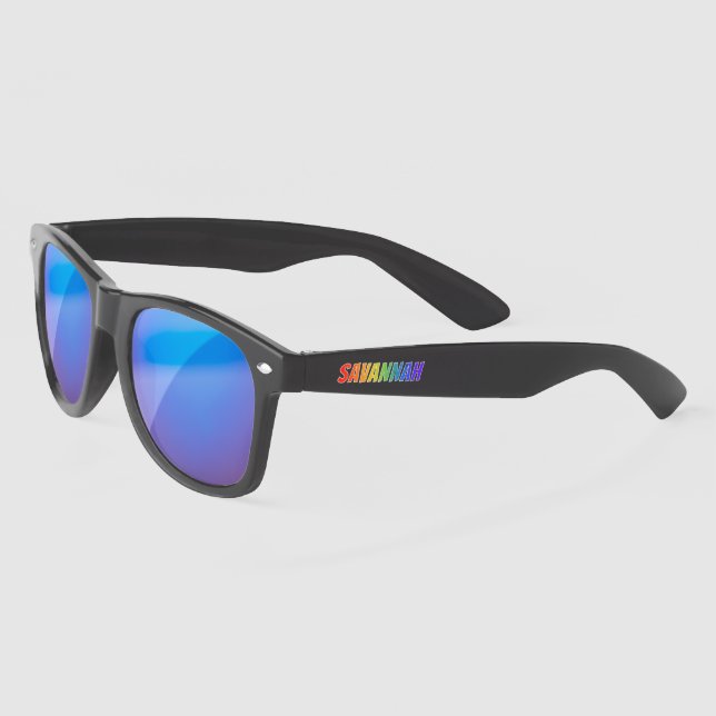 Savannah Pride LGBTQIA Rainbow Sunglasses (Left)