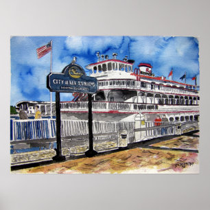 savannah_queen_river_boat poster