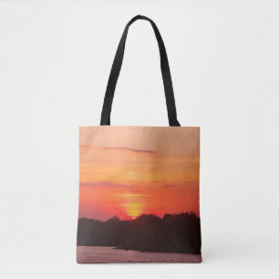 Savannah River sunset all over bag