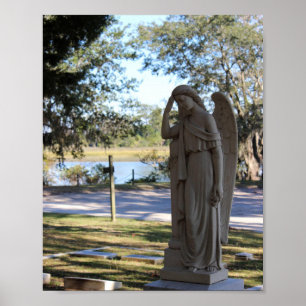 Savannah Series: Bonaventure Angel Statue Poster