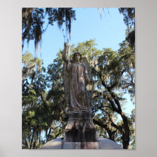 Savannah Series: Bonaventure Cemetery Angel Poster
