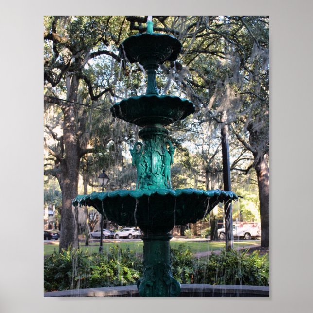 Savannah Series: Green Fountain Poster (Front)