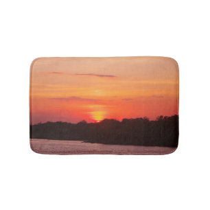 Savannah sunset bath mat