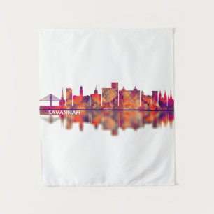 Savannah USA Skyline Tapestry
