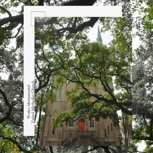 Savannah Wesley Monumental United Methodist Church Postcard