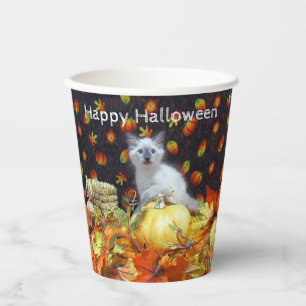 Savannah's Fall / Autumn / Halloween Cat Party Paper Cups