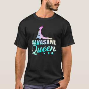 Savasana Queen Lotus Flower Yoga T-Shirt