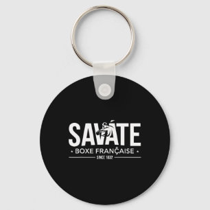 Savate Instructor French Martial Arts Kickboxing _ Key Ring