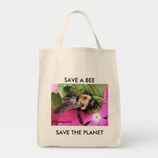 Save a Bee, Save the Planet Tote Bag