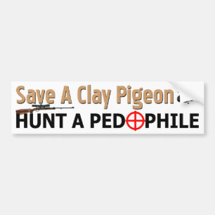 Save A Clay Pigeon! Bumper Sticker