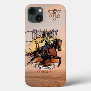 Save A Horse; Ride A Cowboy iPhone 13 Case