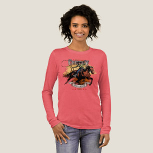 Save A Horse; Ride A Cowboy Women Long Sleeve Tri-Blend Shirt