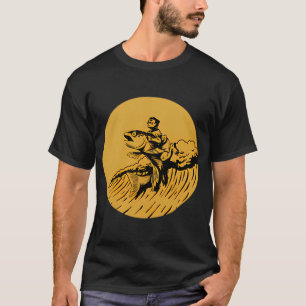 Save A Horse Ride A Fish (yellow) T-Shirt