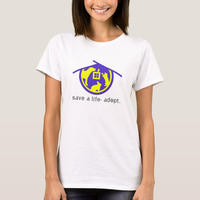 save a life-adopt T-Shirt (Front)
