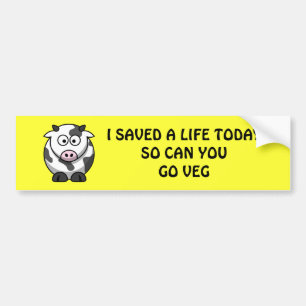 SAVE A LIFE BUMPER STICKER
