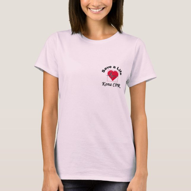 Save a Life Kona CPR Shirt (Front)