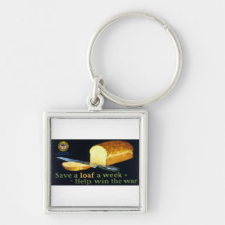 Save a Loaf a Week ~ help Win the War Key Ring