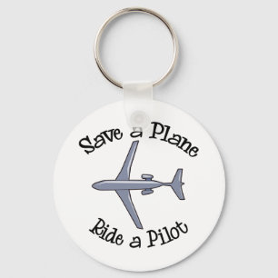 Save a Plane Keychain