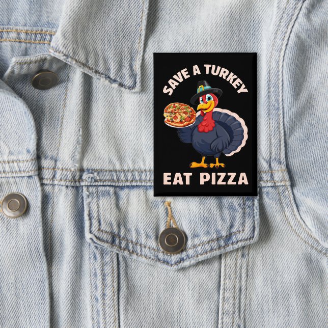 Save A Turkey Eat Pizza Funny Happy Thanksgiving (Creator Uploaded)