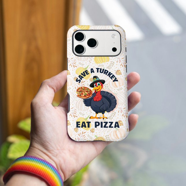 Save A Turkey Eat Pizza Funny Happy Thanksgiving (Creator Uploaded)