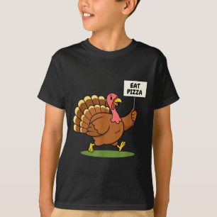 Save A Turkey, Eat Zza Funny Thanksgiving Design F T-Shirt