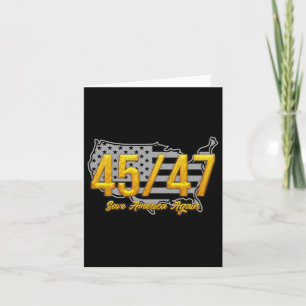 Save America Again Trump 2024 Patriotic American Card