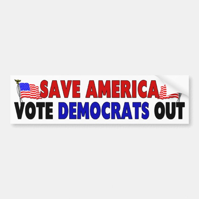 Save America Bumper Sticker (Front)