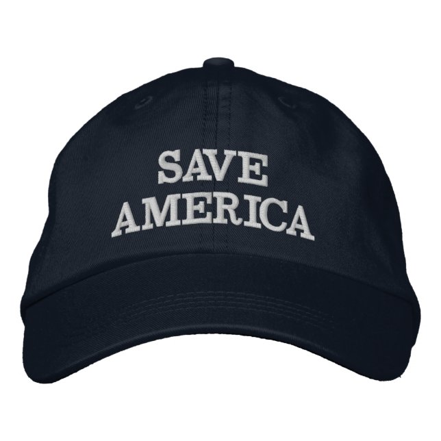 SAVE AMERICA EMBROIDERED HAT (Front)