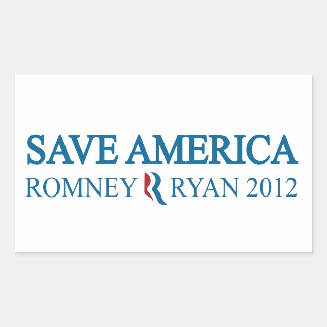 Save America Rectangular Sticker (Front)