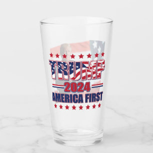 Save America Trump 2024 Glass