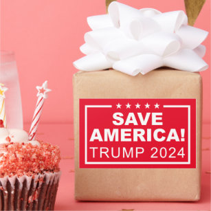Save America Trump 2024  Rectangular Sticker