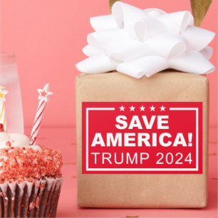 Save America Trump 2024 Rectangular Sticker