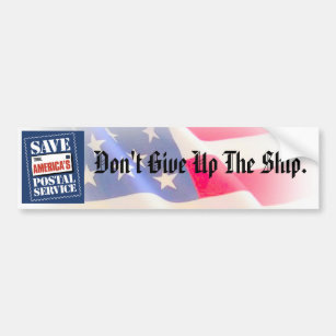 Save America's Postal Service Bumper Sticker