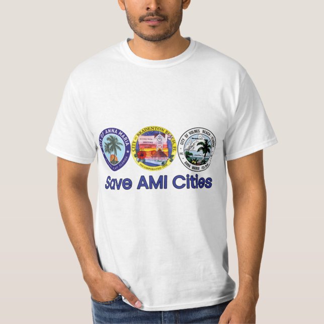 Save AMI Cities Logo (Seals) T-Shirt (Front)