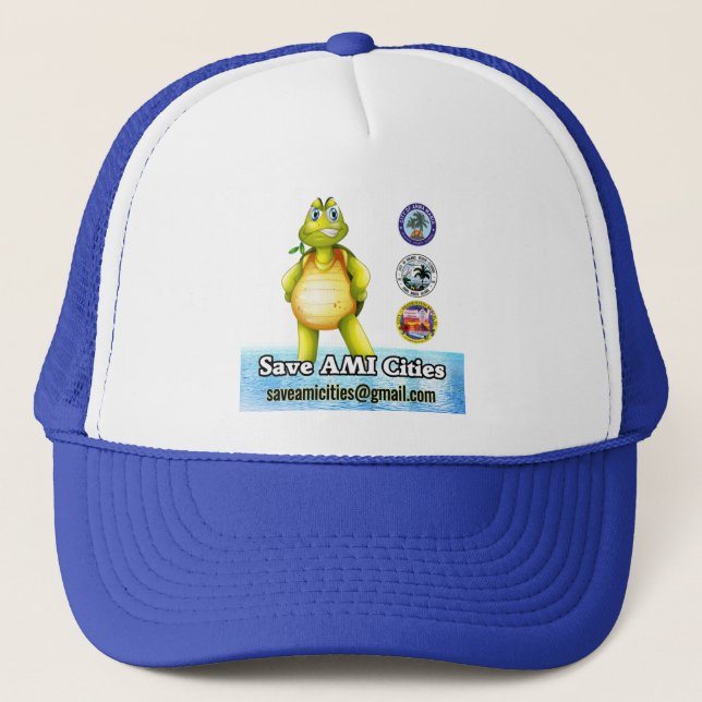 Save AMI Cities Turtle Logo Hat (Front)