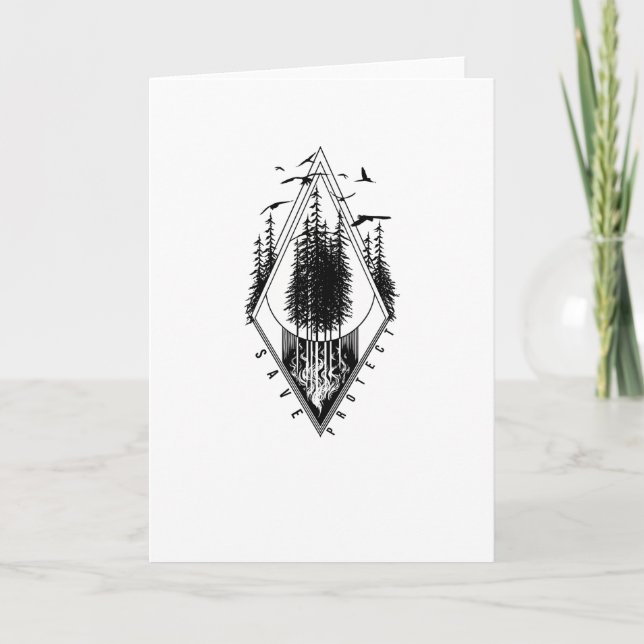 Save and Protect our Forest Card (Front)